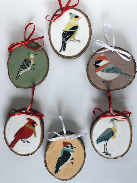 Winter Birds Christmas Ornament